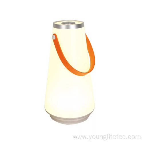 Wireless dimmable usb rechargeable decorate led camping lamp